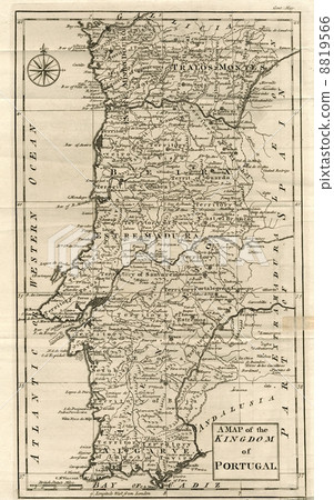 Old map "Portugal" Old map "Portugal" 8819566