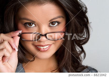 Woman Wearing Glasses Woman Wearing Glasses 8821042