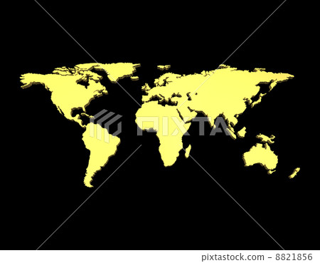 Golden World Map Golden World Map 8821856