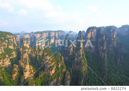 Mountain landscape of Zhangjiajie in China 8822274