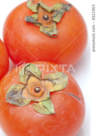 Orange persimmons isolated on white background 8822903
