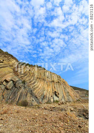 Hong Kong Geographical Park, the force of nature, folding and na 8823116