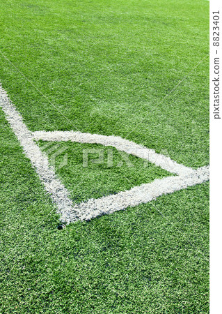 Football court corner Football court corner 8823401