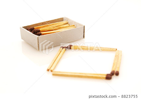 Matches isolated on white background 8823755