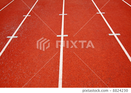Running track in abstract view 8824230