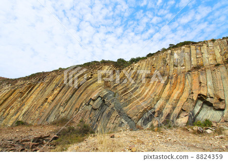 Rocks landscape in Hong Kong Geo Park Rocks landscape in Hong Kong Geo Park 8824359
