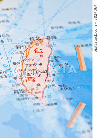Taiwan map background 8824364