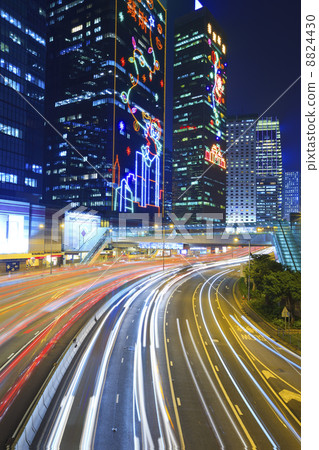 City traffic at night 8824430