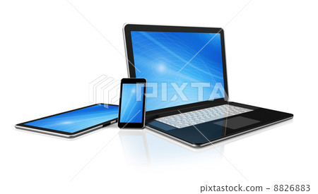 laptop, mobile phone and digital tablet pc computer laptop, mobile phone and digital tablet pc computer 8826883