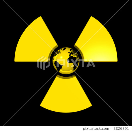 Radioactive world globe Radioactive world globe 8826891