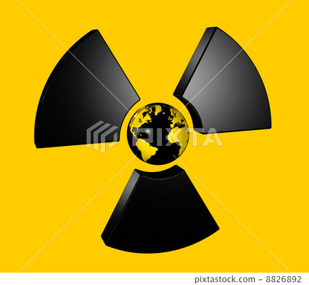 Radioactive world globe Radioactive world globe 8826892
