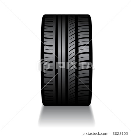 rubber tyre with shadow 8828103
