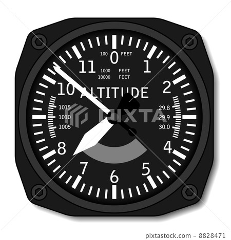 aviation airplane altimeter 8828471