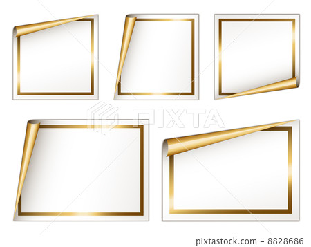 blank festive stickers 8828686