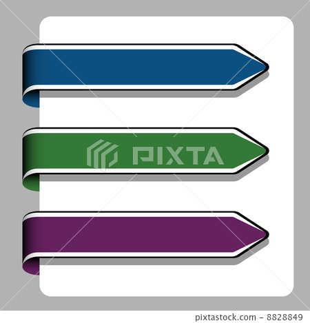 arrow ribbon signs 8828849