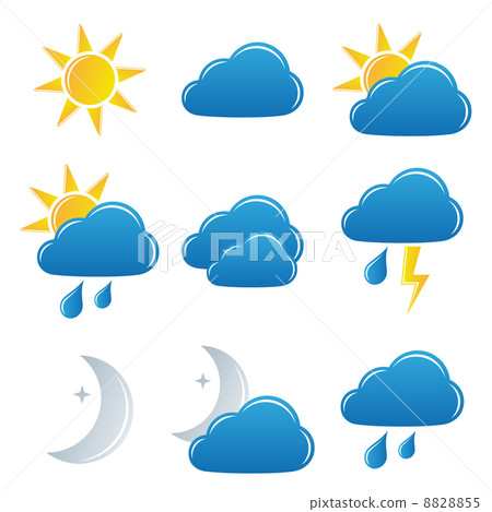 weather icons weather icons 8828855