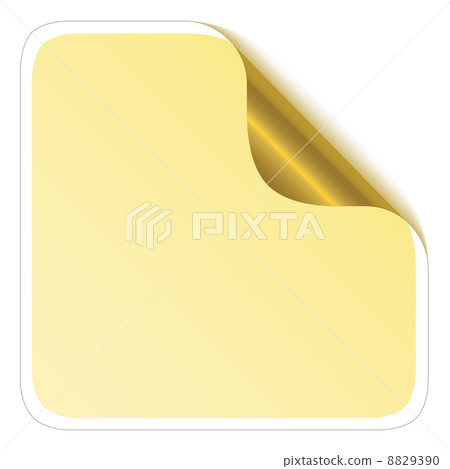 sticker corner with metallic backs 8829390