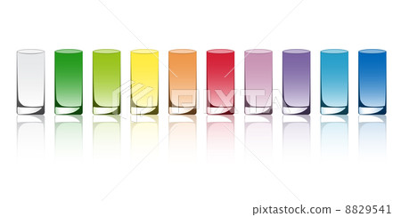 colored glasses 8829541