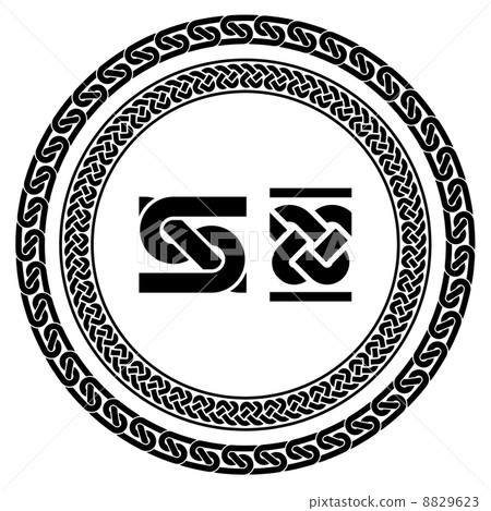 seamless ornamental knot frames seamless ornamental knot frames 8829623