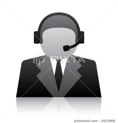 telephone user support icon - Stock Illustration [8829966] - PIXTA