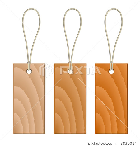 wooden tags 8830014
