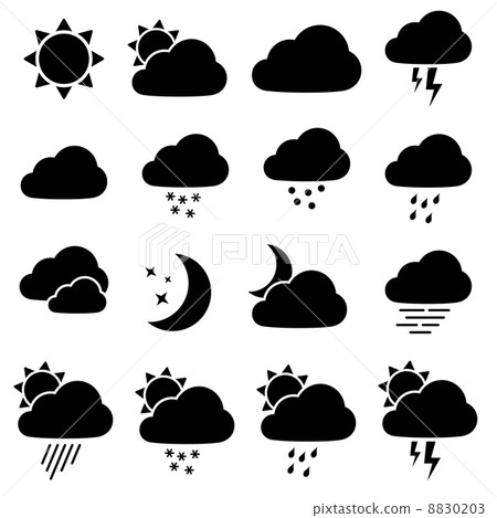 weather icons weather icons 8830203