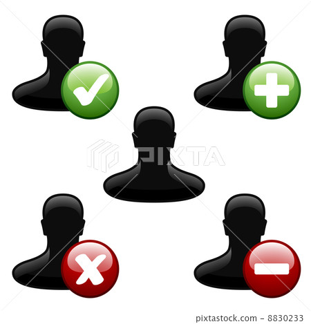 add delete user icons 8830233