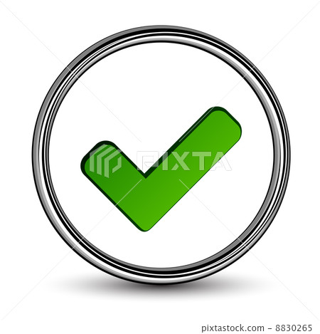 positive checkmark - Stock Illustration [8830265] - PIXTA
