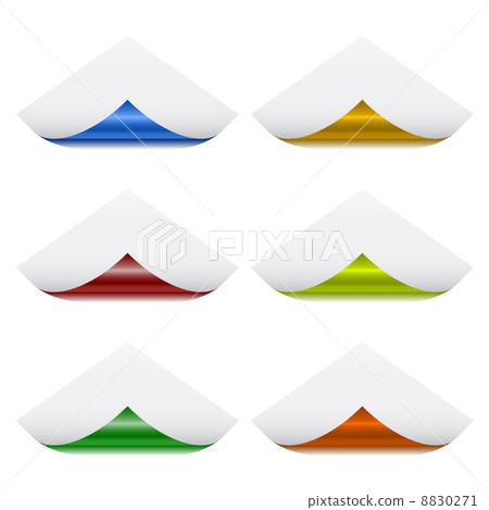 page corners with metallic back page corners with metallic back 8830271