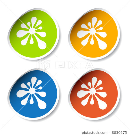 ink blot stickers ink blot stickers 8830275