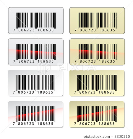 EAN barcode stickers 8830310