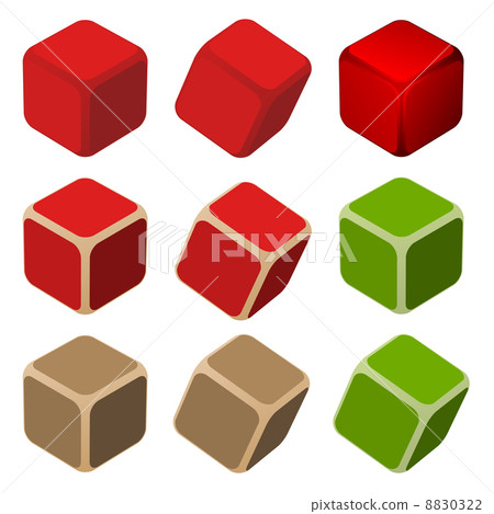 simple color cubes 8830322