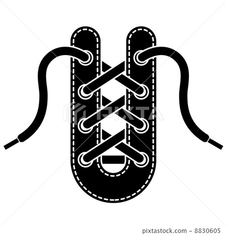 shoe lace symbol shoe lace symbol 8830605