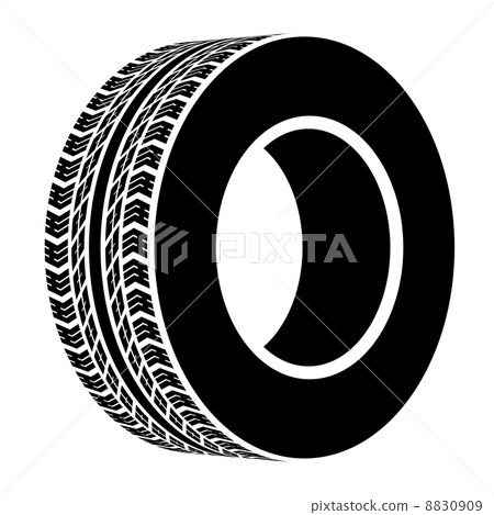 black terrain tyre symbol black terrain tyre symbol 8830909