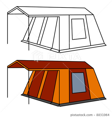 big old family camping tent 8831064