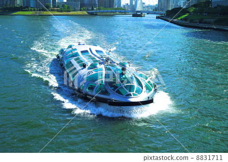 Hamiko, a pleasure boat on the Sumida River 8831711