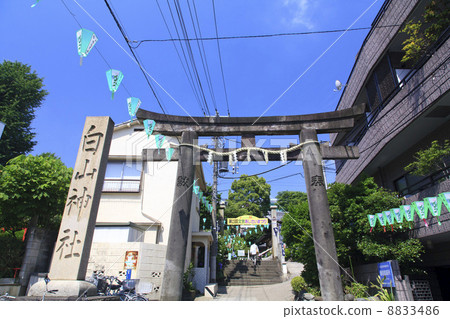 Torii of Hayama Shrine in Tokyo · 8833486