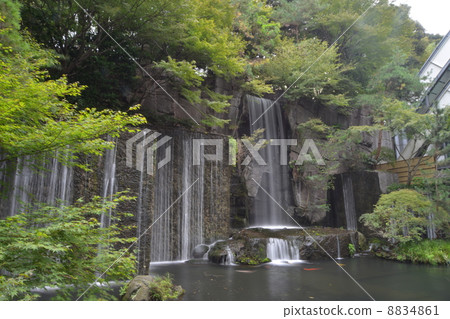 Meguro Gajoen的瀑布 8834861