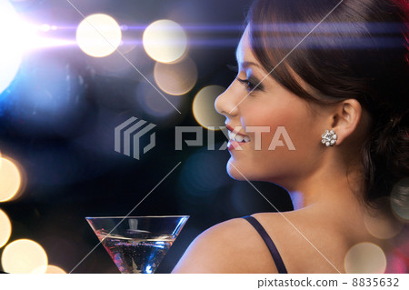 woman with cocktail 8835632