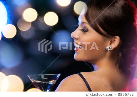 woman with cocktail woman with cocktail 8836752