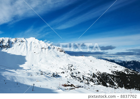 Mountains with snow in winter Mountains with snow in winter 8837702