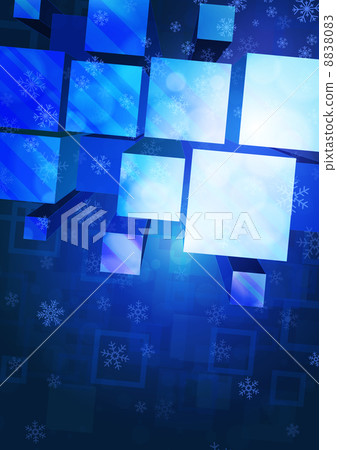 background with snowflakes and geometric figures background with snowflakes and geometric figures 8838083