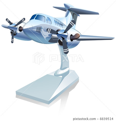 Vector Cartoon Airplane 8839514