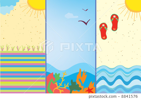 Sea banners cartoons Sea banners cartoons 8841576