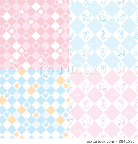 Seamless patterns for the baby 8841595