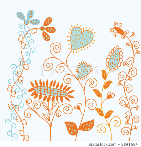 Flowers border Flowers border 8841684