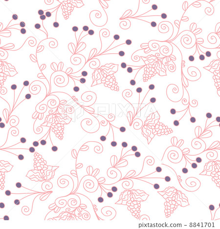 Seamless pattern with grape Seamless pattern with grape 8841701
