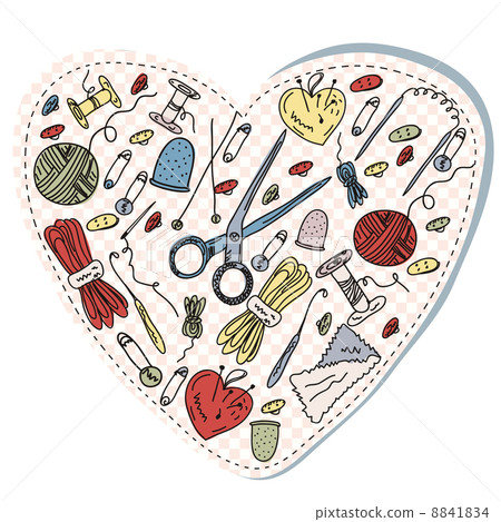 Sewing and knitting heart Sewing and knitting heart 8841834