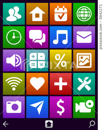 icons for web, smartphone and pocket pc icons for web, smartphone and pocket pc 8842271