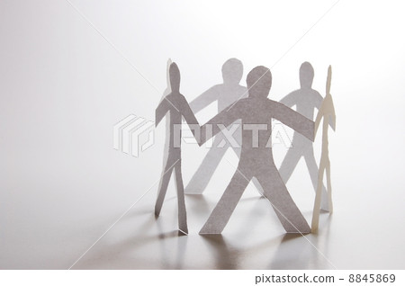teamwork of paper man teamwork of paper man 8845869